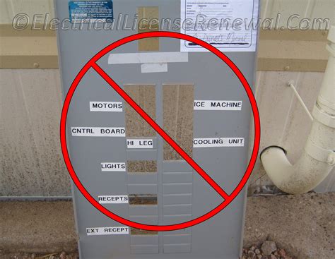 electrical panel box identification labels|electrical panel directory stickers.